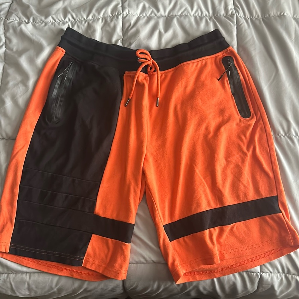 Orange and black Men’s shorts